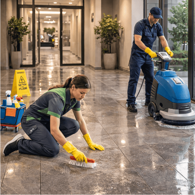 Mašinsko čišćenje podova – MS Clean Pro od 210 m²